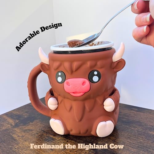 Highland Cow Mug Pint Holder