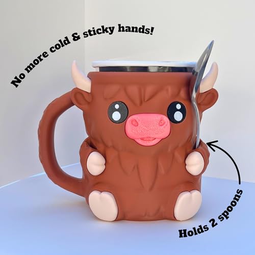 Highland Cow Mug Pint Holder