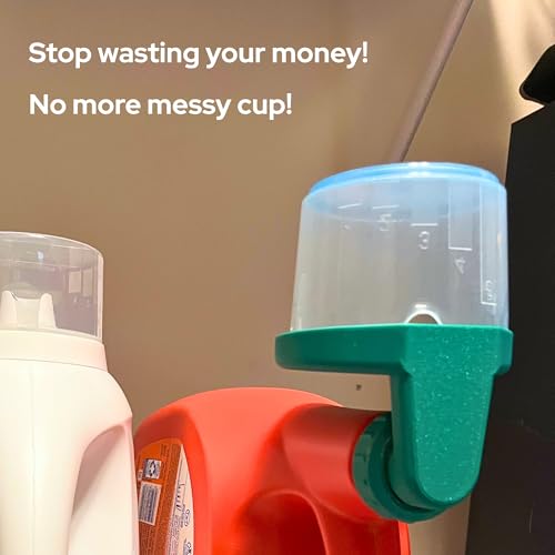 Laundry Detergent Cap Holder with Drip Return – Tide, Gain, & Downy